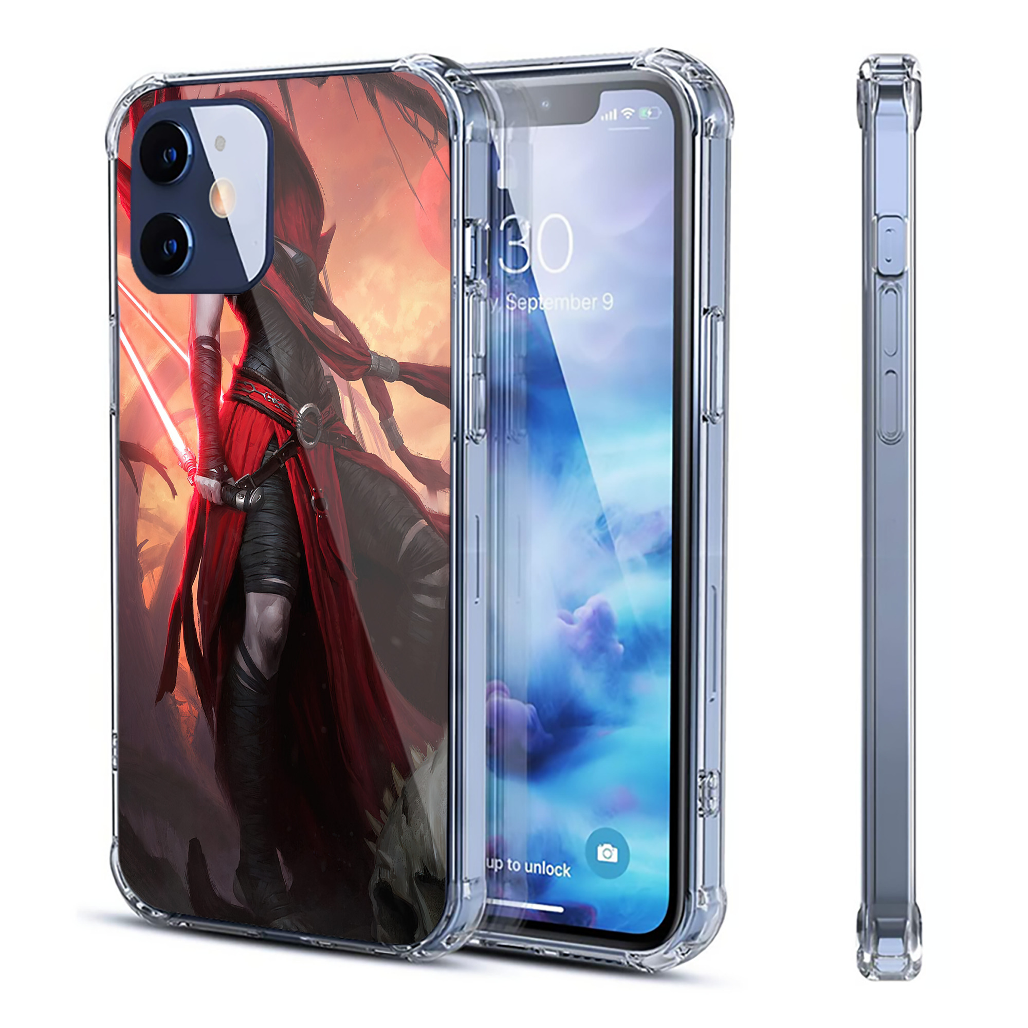 （画像用） スター・ウォーズ Star Wars 【iPhone 12シリーズ対応】透明スマホケース（クリアソフトケース）